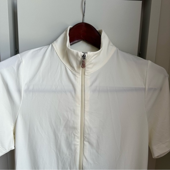 Anatomie Women’s Cream Short Sleeve Shirt Blouse Top Size XL - Picture 2 of 6